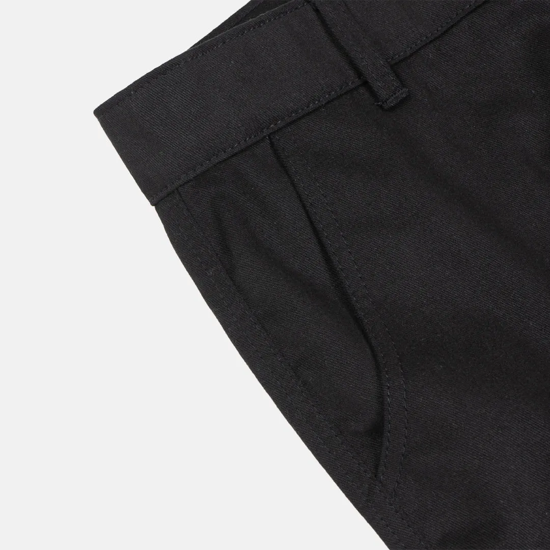Black Cargo 2in1 Long Short Pants