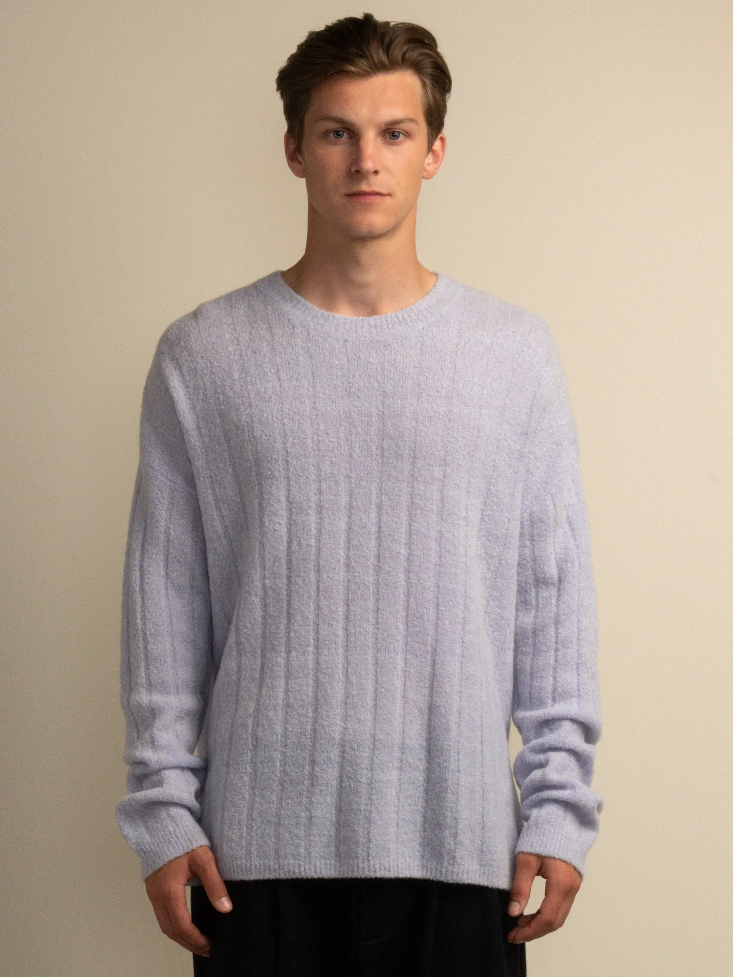 Cashmere Boucle Sweater_Iceberg