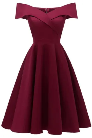 Evening Office Lady Work Elastic Off Shoulder Dresses