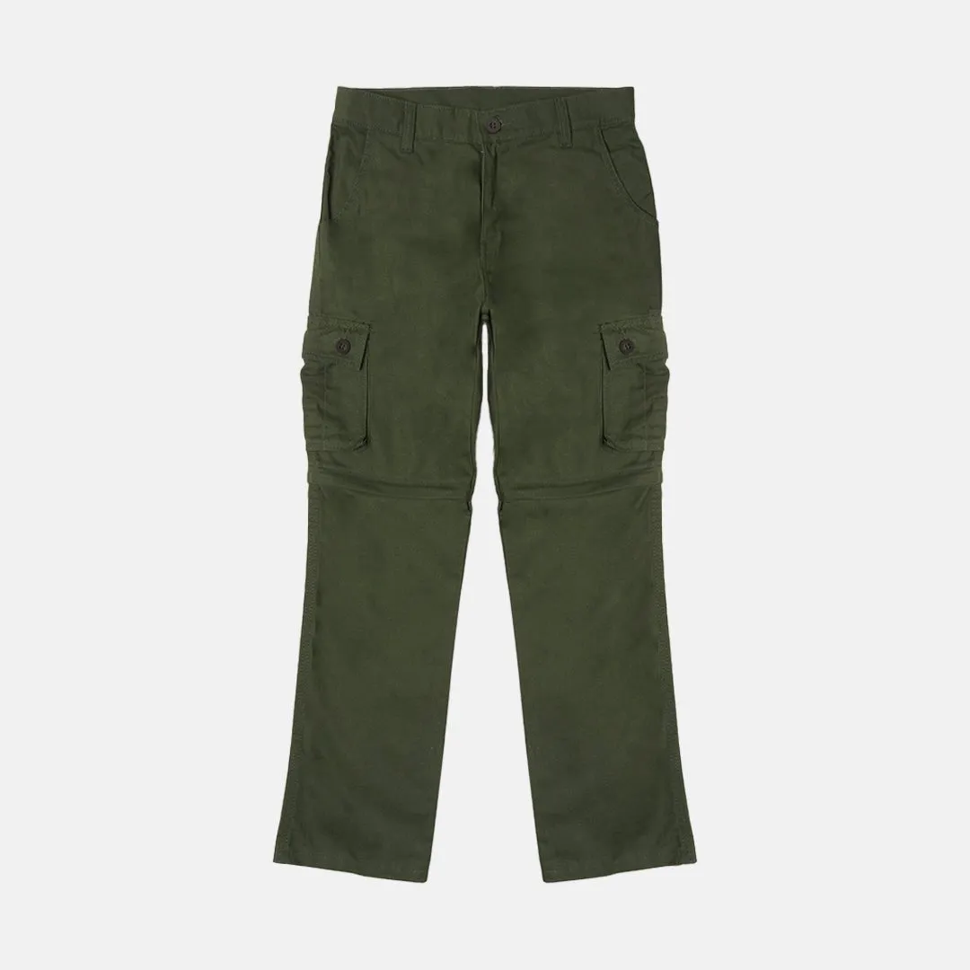 Green Cargo 2in1 Long Short Pants