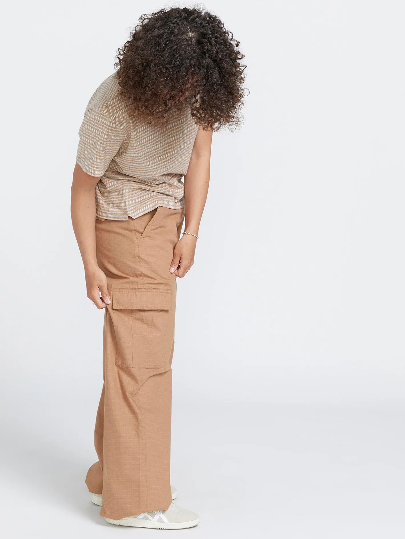 Halite Stripe Short Sleeve Shirt - Mocha