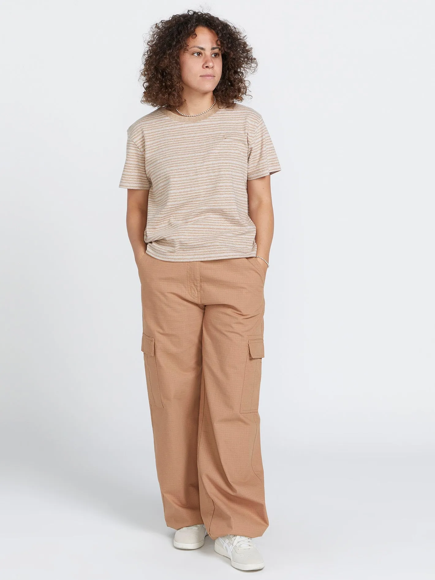 Halite Stripe Short Sleeve Shirt - Mocha