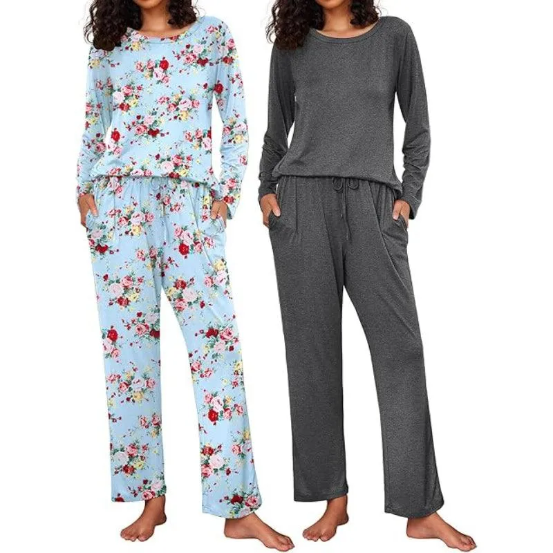 Long Sleeve Loungewear Set  Comfortable Sleepwear