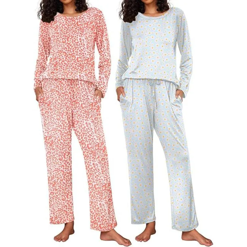 Long Sleeve Loungewear Set  Comfortable Sleepwear