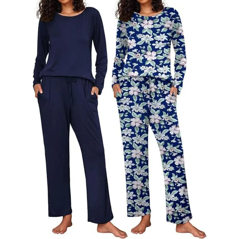 Long Sleeve Loungewear Set  Comfortable Sleepwear