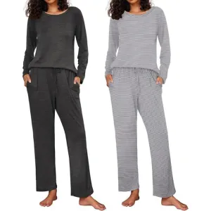 Long Sleeve Loungewear Set  Comfortable Sleepwear