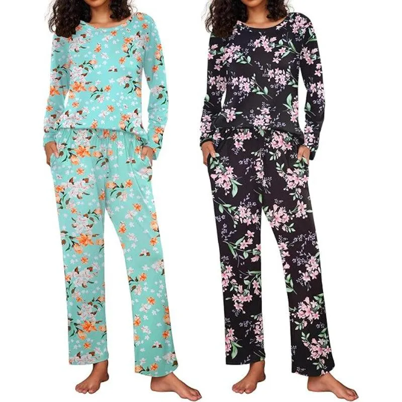 Long Sleeve Loungewear Set  Comfortable Sleepwear