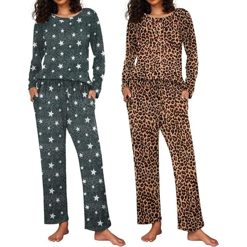Long Sleeve Loungewear Set  Comfortable Sleepwear