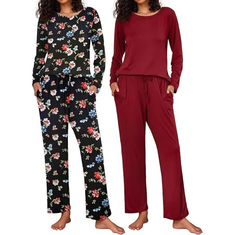 Long Sleeve Loungewear Set  Comfortable Sleepwear