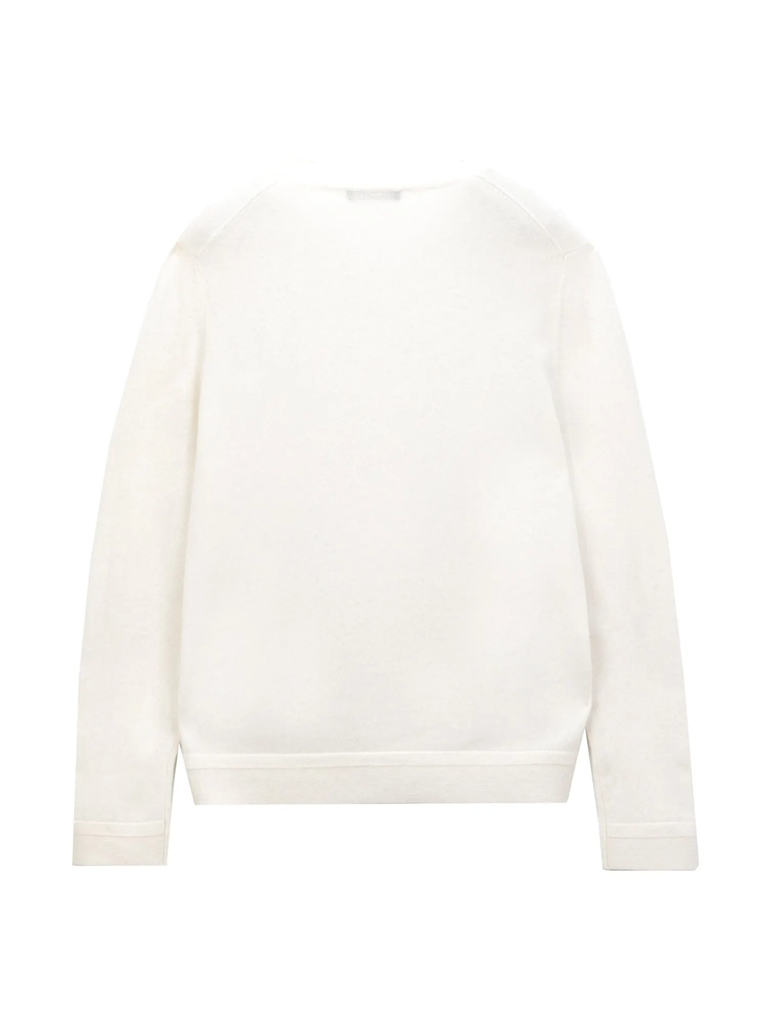 Men V Neck Sweater_Vintage White