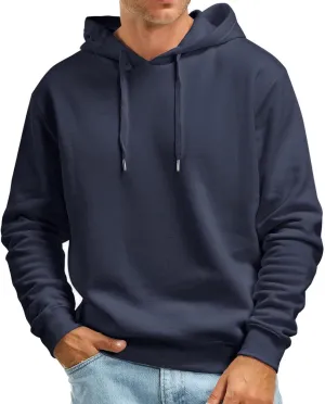 Mens Hoodies Pullover, Men's Workout Hoodie Lightweight Gym Athletic Sweatshirt Fashion Pullover Hooded Coats with Pocket