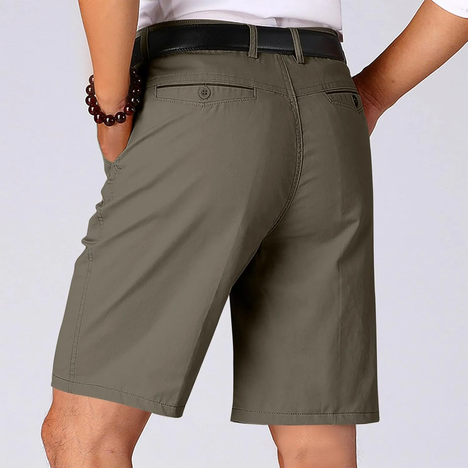 Mens Running Shorts,Boy's Slim Fit Casual Stretch Joggers Classic-Fit Casual Cargo Work Short Pants Hiking Pants Men