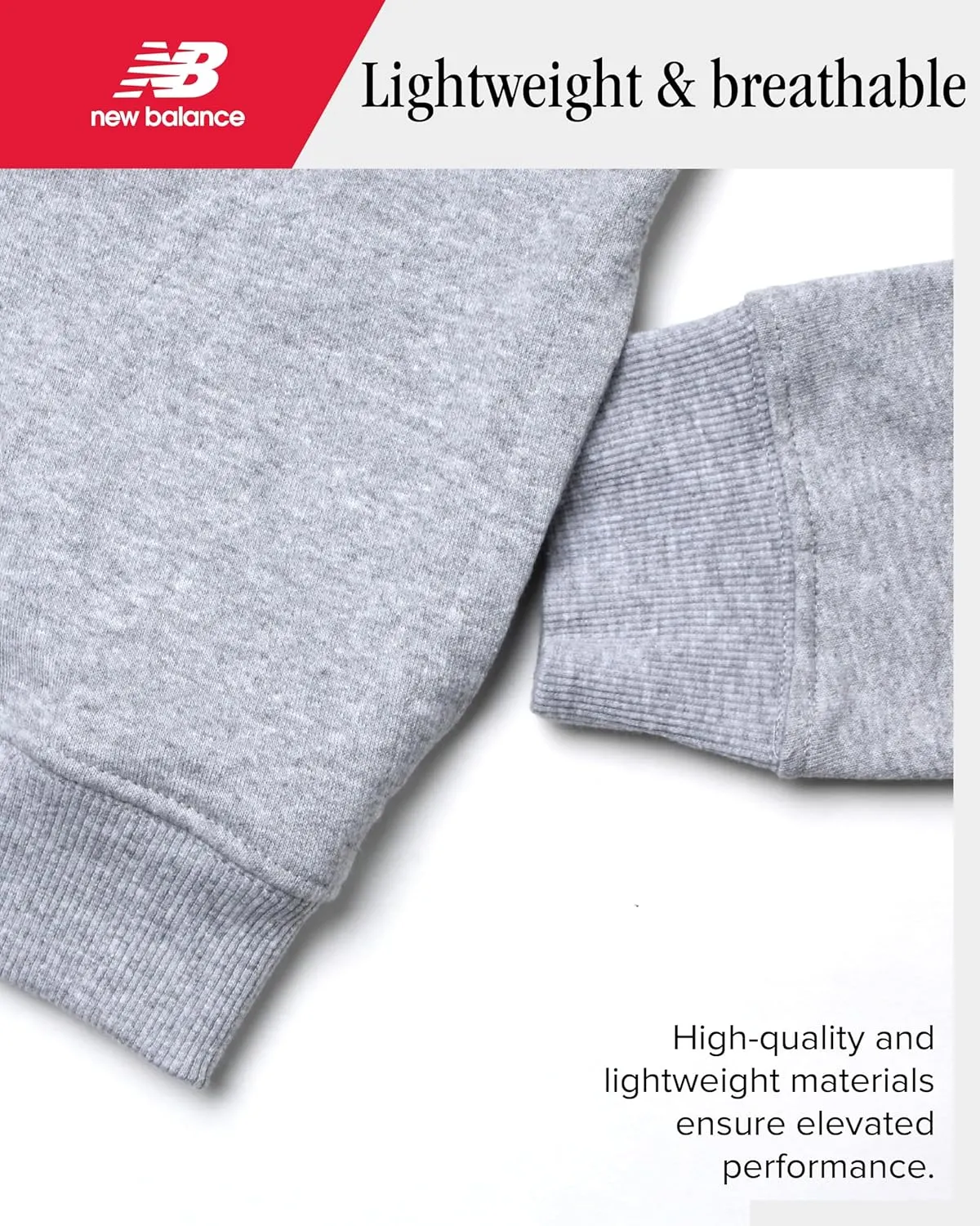 New Balance Girls' Quarter Zip Pullover Shirt - Performance Fleece 1/4 Zip Mock Neck Long Sleeve Sweatshirt for Girls (7-16)