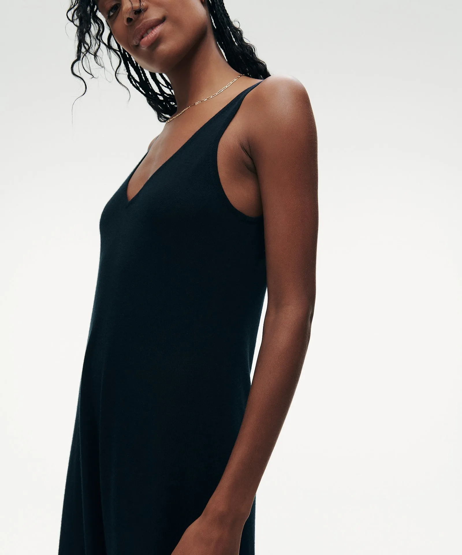 Super Fine Cashmere Tank Dress