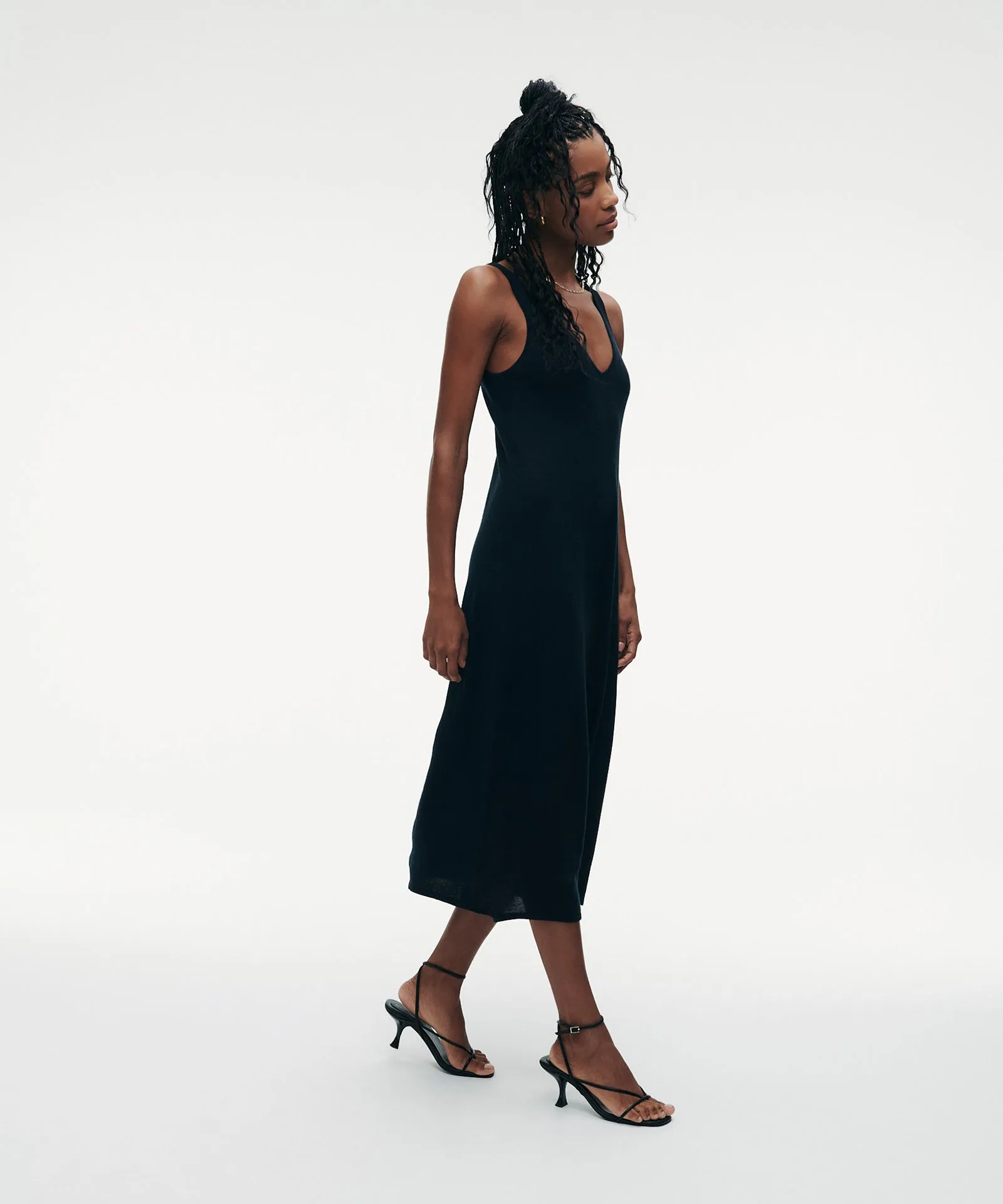 Super Fine Cashmere Tank Dress