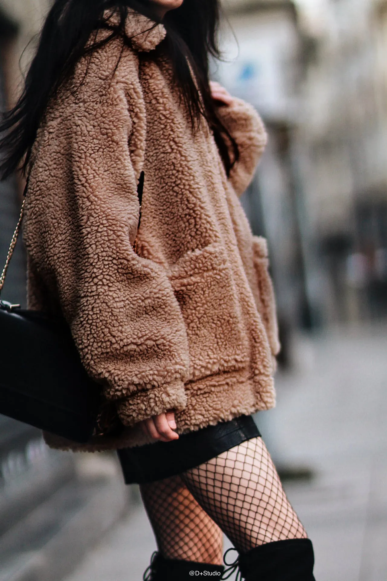 Winter Warm Soft Zipper Fur Jacket Female Plush Overcoat Casual Outerwear