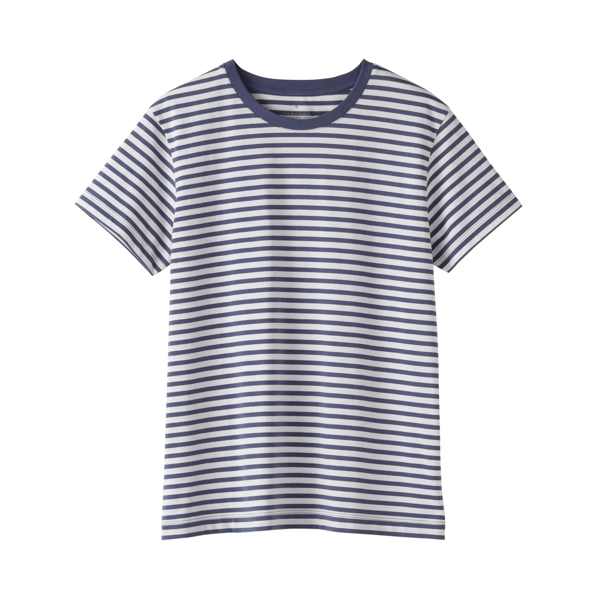 Women's Jersey Crew Neck Short Sleeve Striped T-Shirt