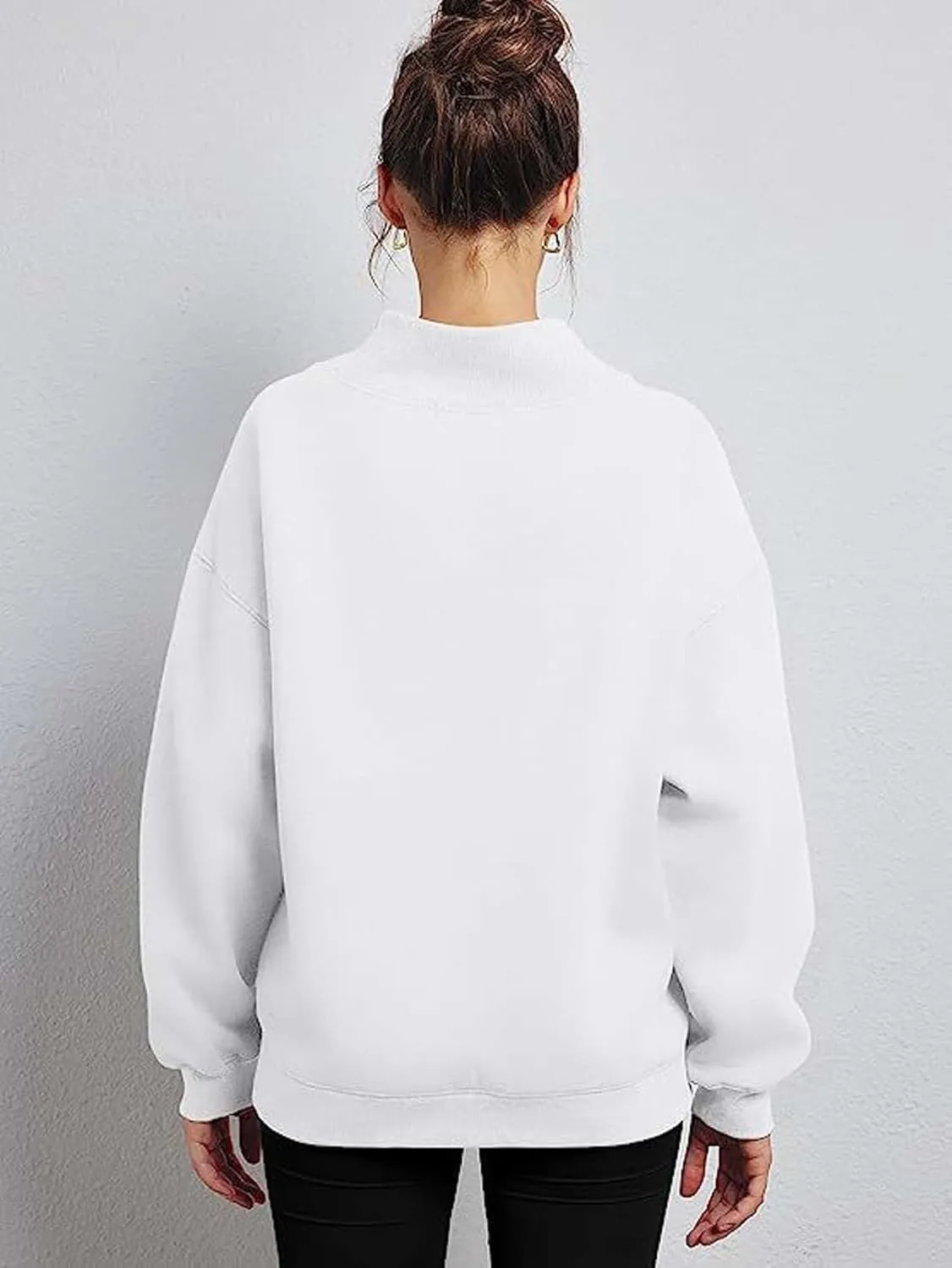 Womens Oversized Sweatshirts Turtleneck Long Sleeve Pullover Hoodies Tops Fall Outfits 2023 Clothes