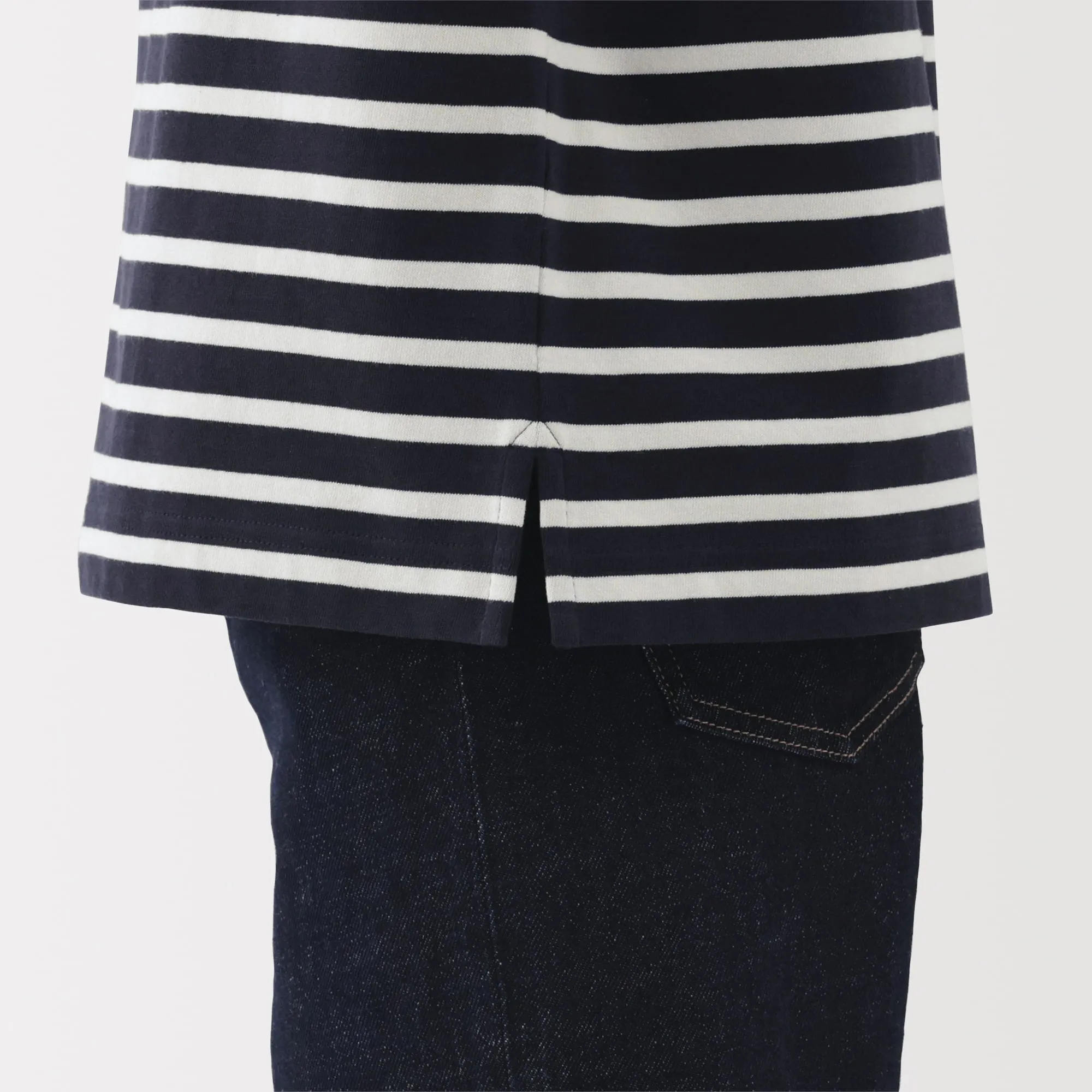Women's Striped Boat Neck Short Sleeve T-Shirt